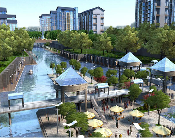 安吉递铺港芜园路以北旧城改造城市设计》批前