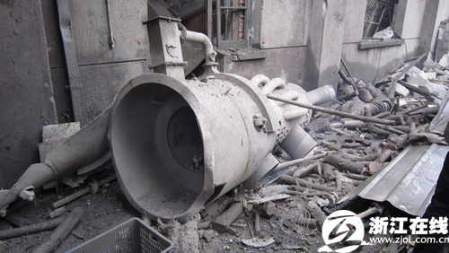 金华一家面粉厂锅炉发生爆炸造成1人死亡3人受伤